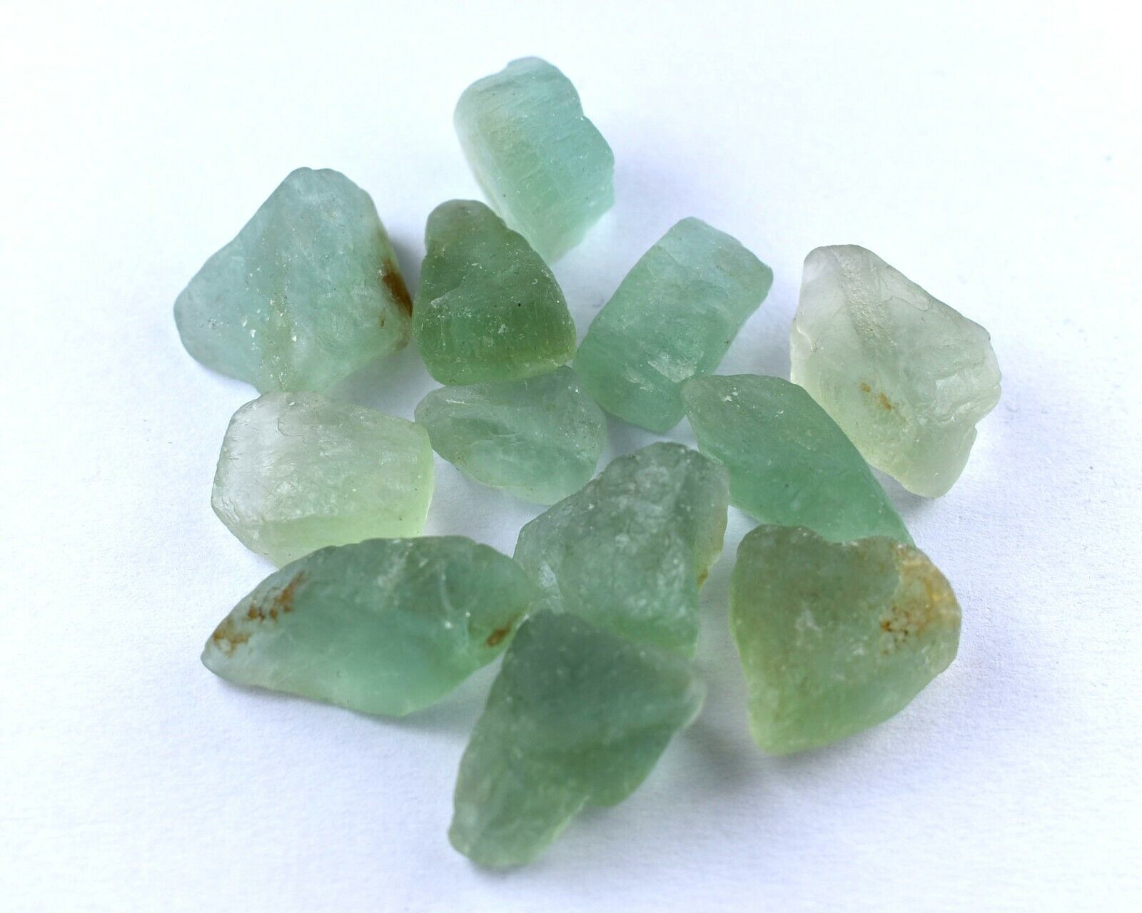 331 Carat Natural Green Fluorite Rough Loose Gemstone Crystal Rock lot Healing