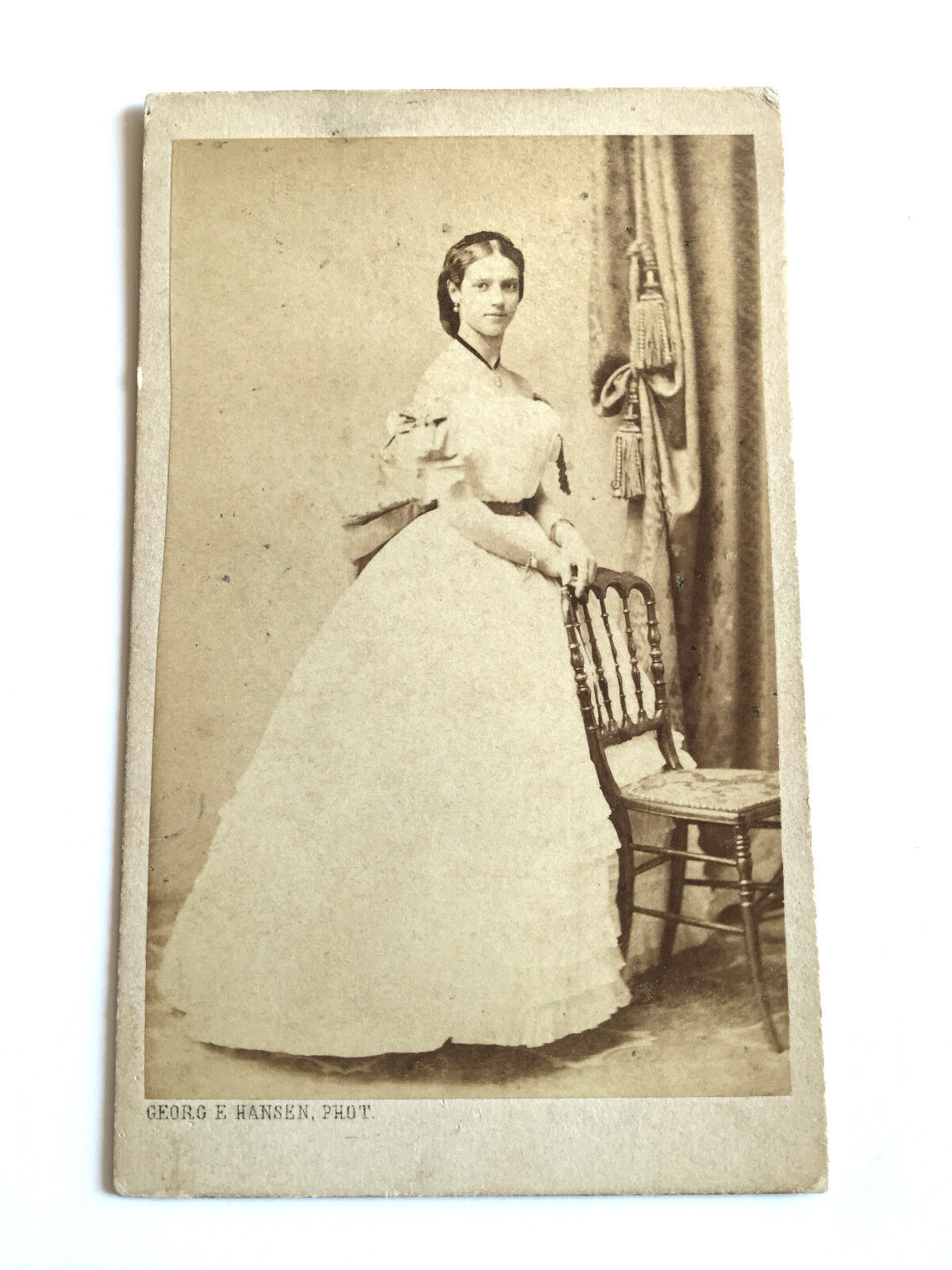 The Original Photograph of Marie Feodorovna Dagmar Signed by Georg E.Hansen