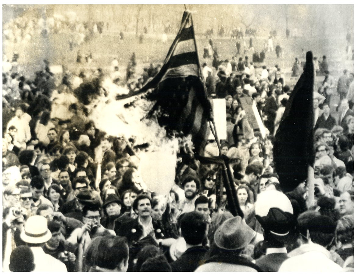 U.S.A. New York Vietnam War Protest in Central Park, April