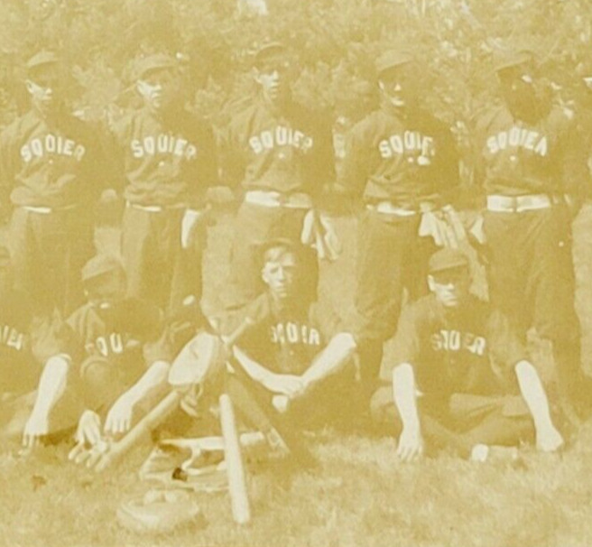 Rare c1910 RPPC Postcard Squier Minnesota Baseball Team Photo Early Sports MN