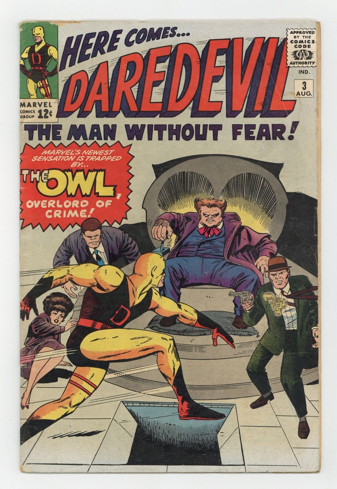 Daredevil #3 GD 2.0 1964