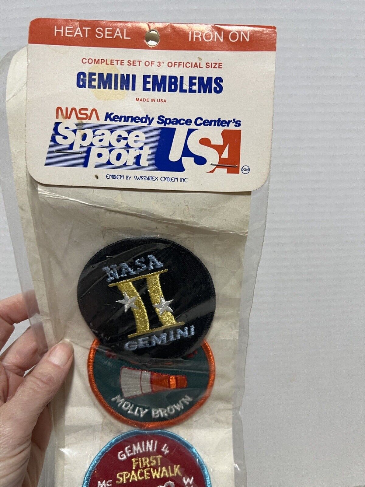 NASA Gemini Patch / Emblems Set of 11 New  Kennedy Space Center Sealed New