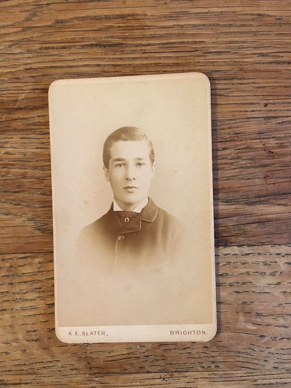 Brighton-Smart Young Man c.1880s-CDV Carte de Visite Victorian Photo.