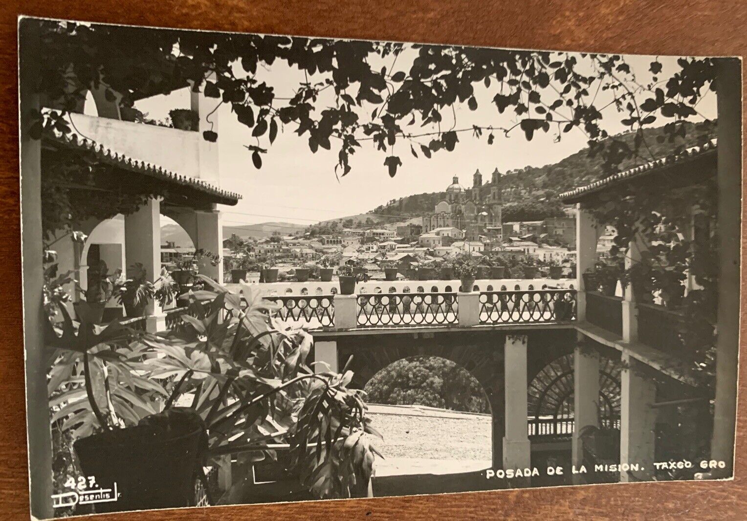 RPPC Photo Postcard Posada de la Mission Taxco Guerrero Mexico