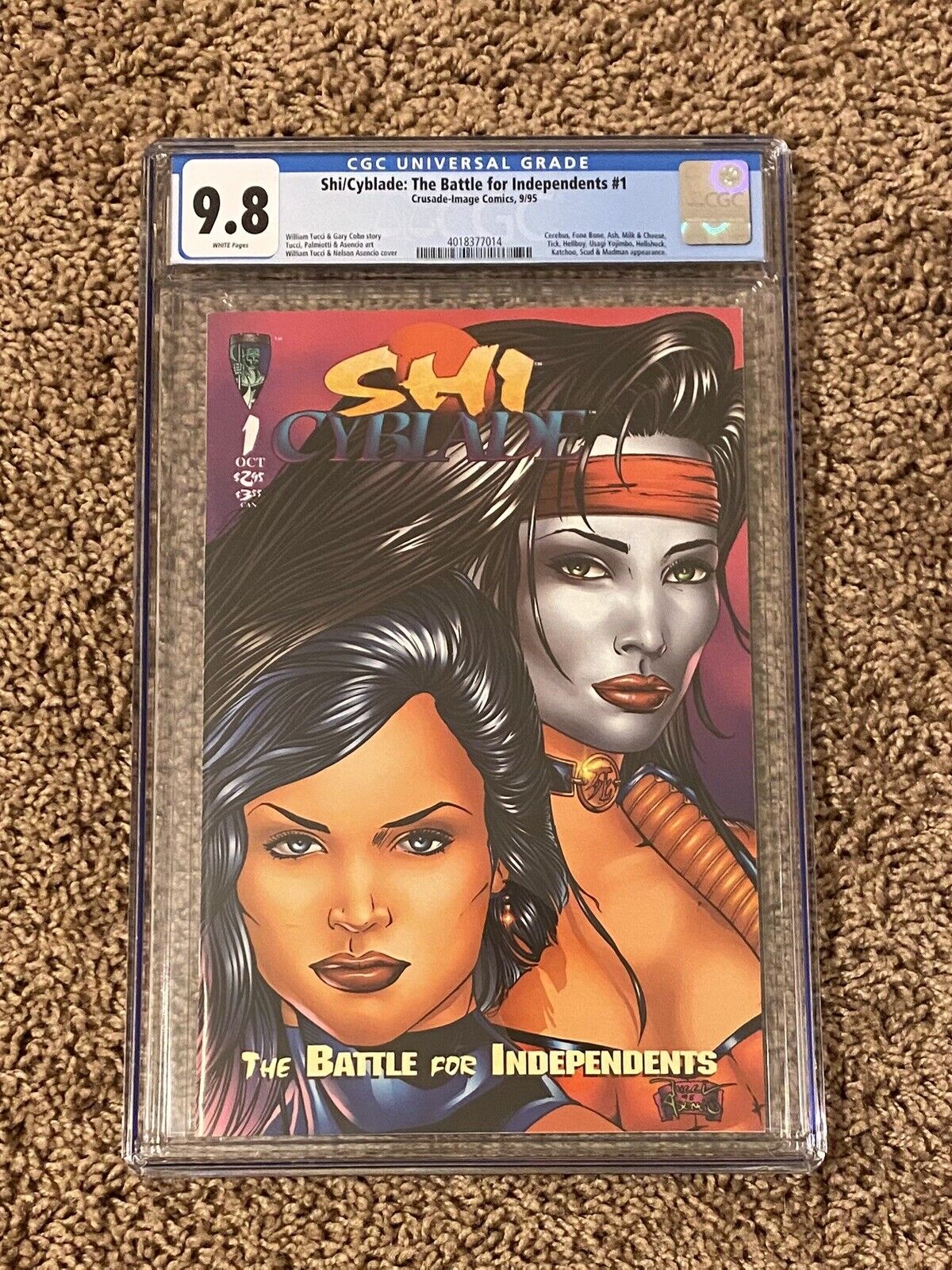 Shi/Cyblade: The Battle for Independents #1 CGC 9.8