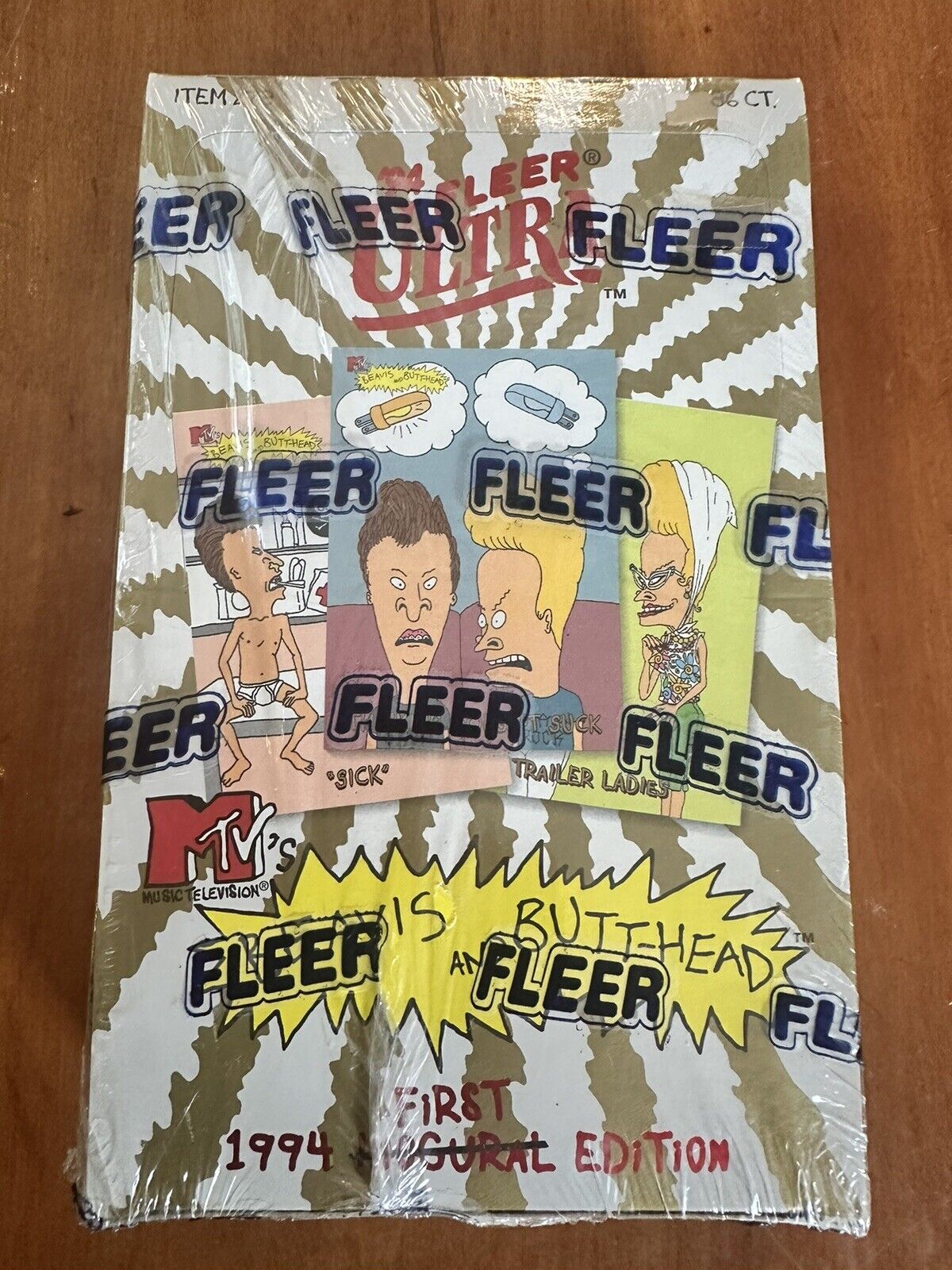 1994 Fleer Ultra Beavis and Butthead First Edition Box Factory Sealed