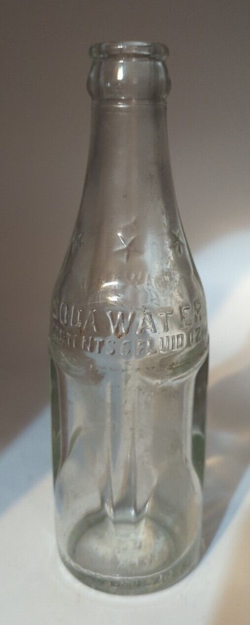 Art Deco Soda Water Coca-Cola Bottling Company Bottle Oakland MD Garrett County