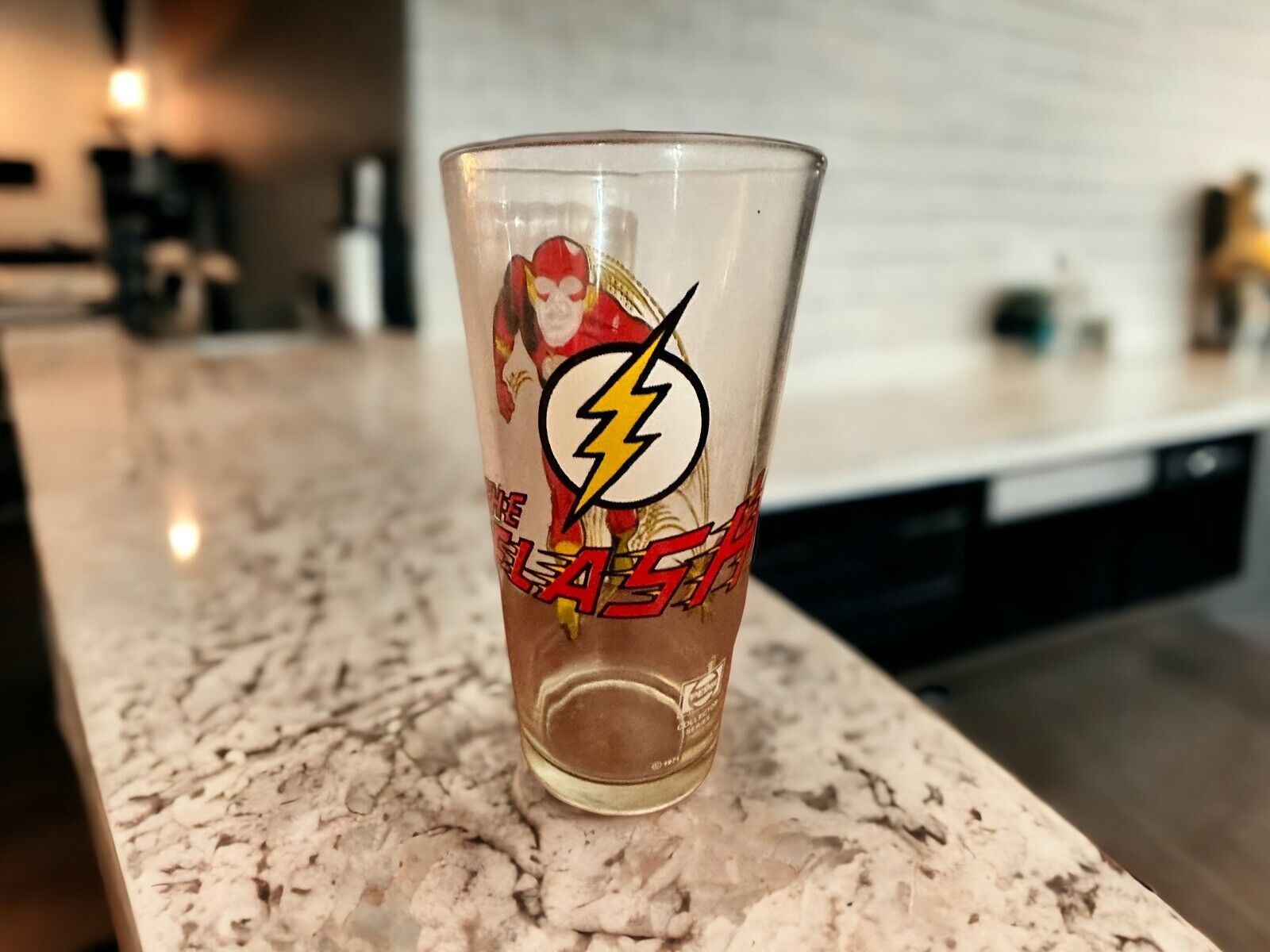 1971 D.C. comics Barry Allen The Flash Pepsi Collectors series glass 