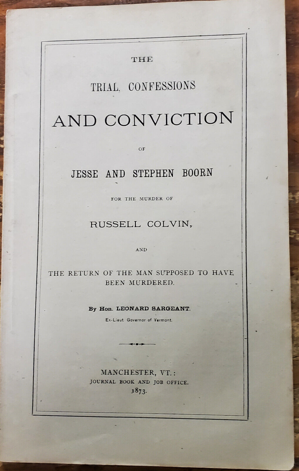 Confessions/Convictions Jesse&Stephen Boorn, Wrongful Conviction 1819