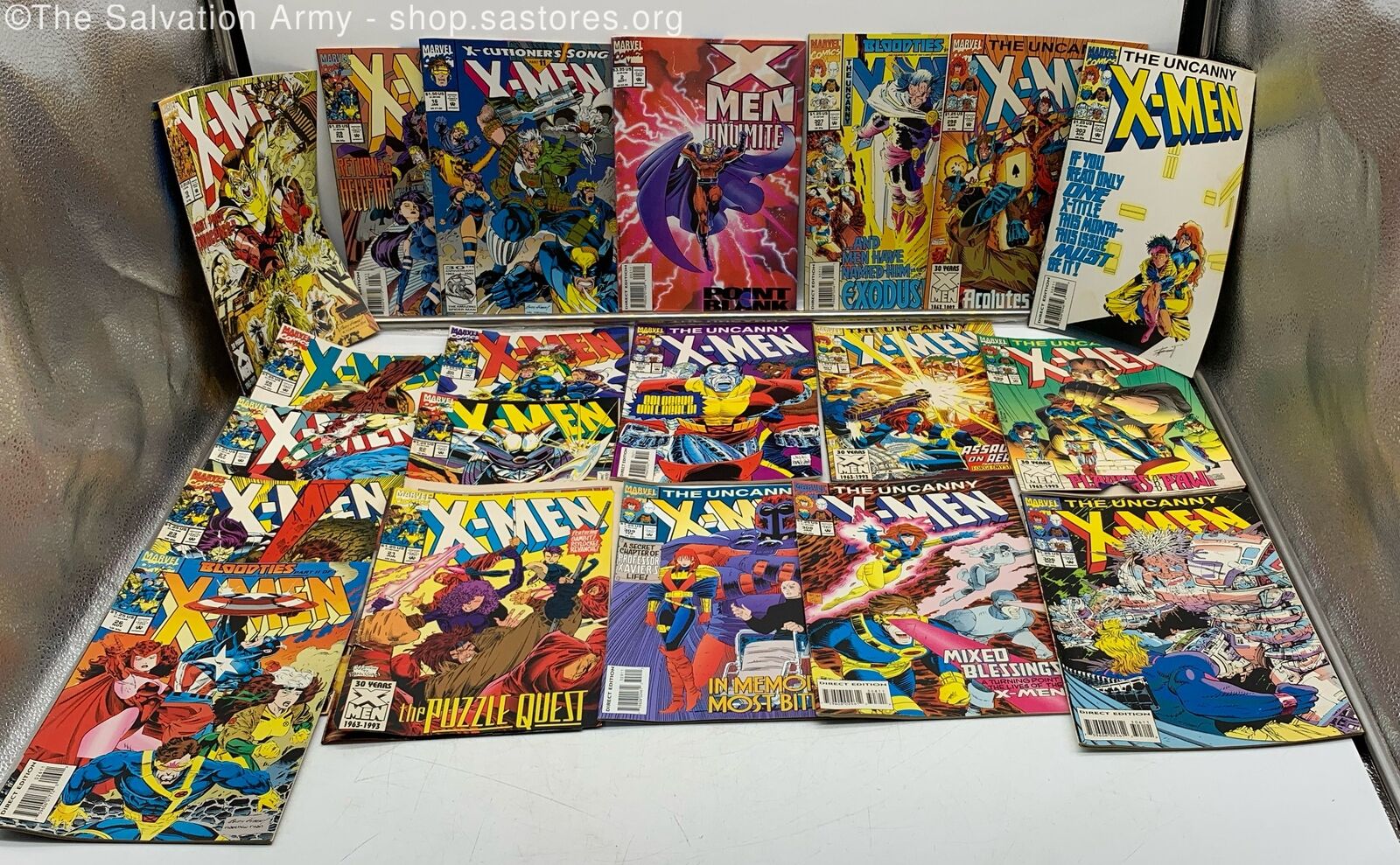 Lot of 20 Assorted Marvel X-Men (1993-1994) Collectible Comic Books