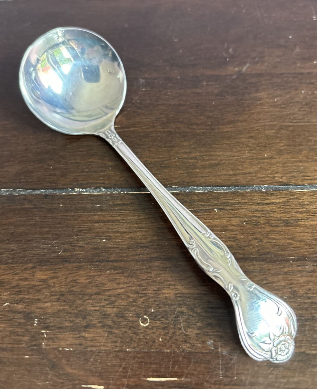Vintage Gravy Sauce Ladle Spoon National Silver Co Norma Vintage Plate Japan 5.5
