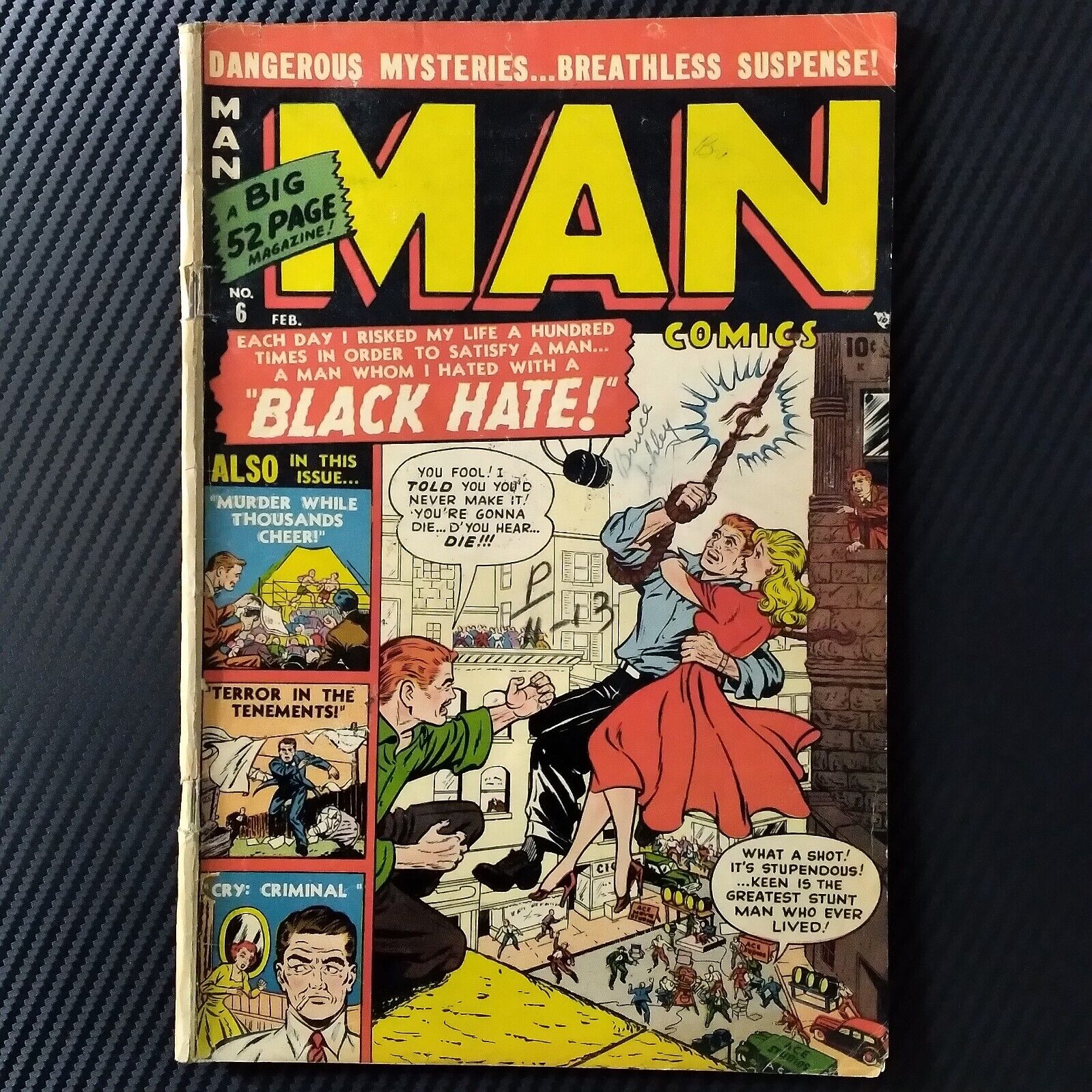 1951 Man Comics Newsstand Comic Book #6 \