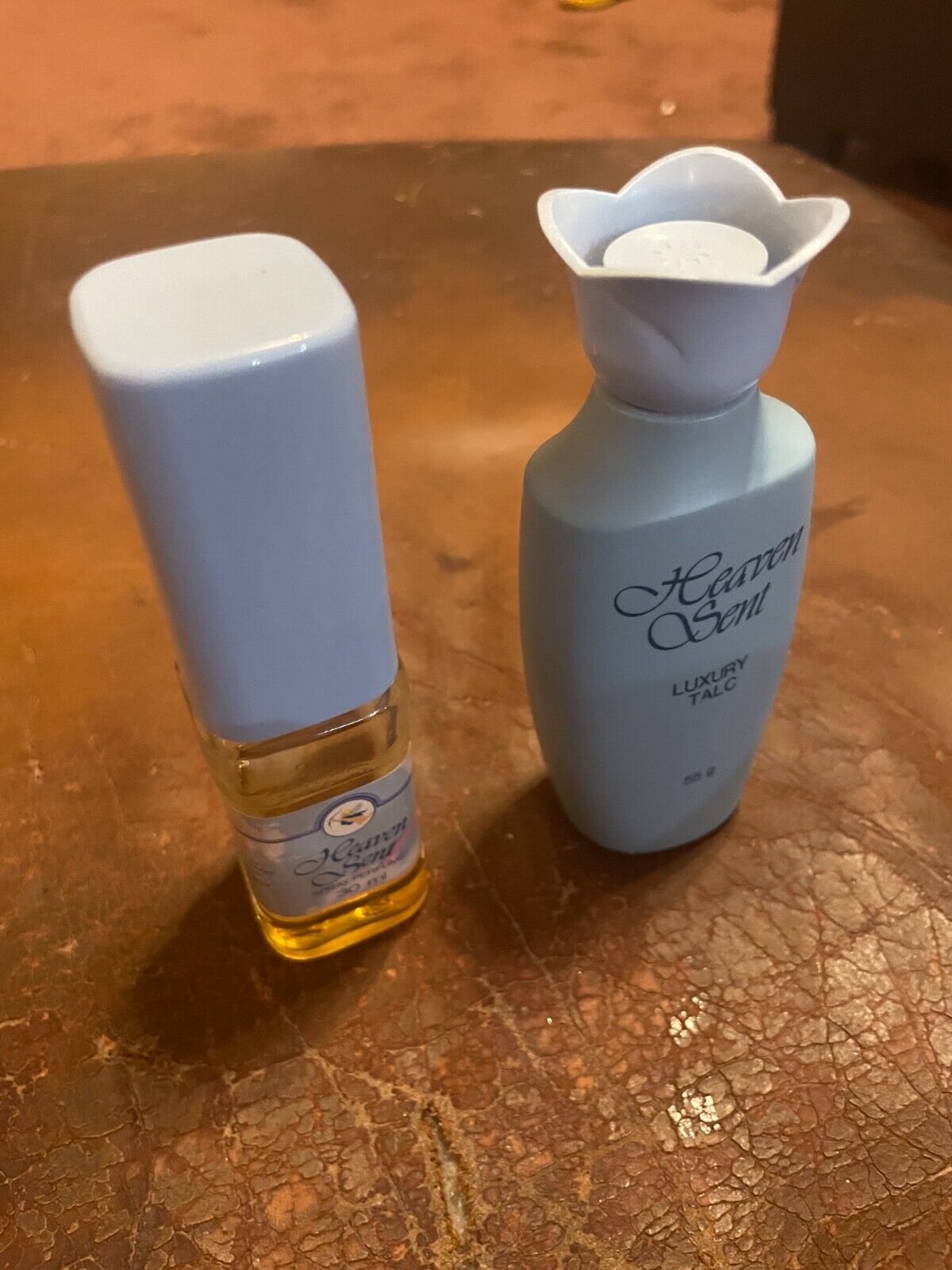 Vintage Helena Rubenstein Heaven Sent Gift Set Spray Perfume & Luxury Talc