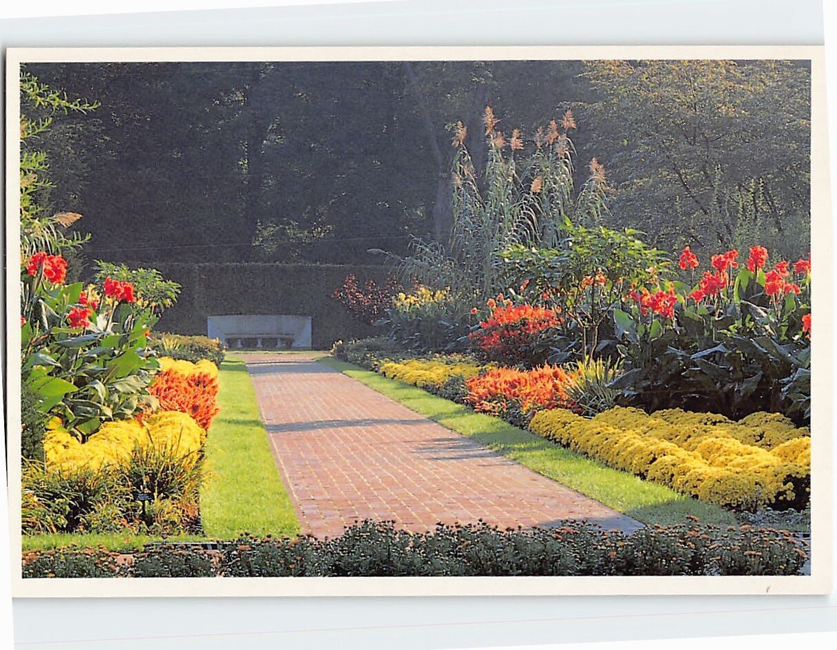 Postcard Longwood\'s Flower Garden Walk Pennsylvania USA North America