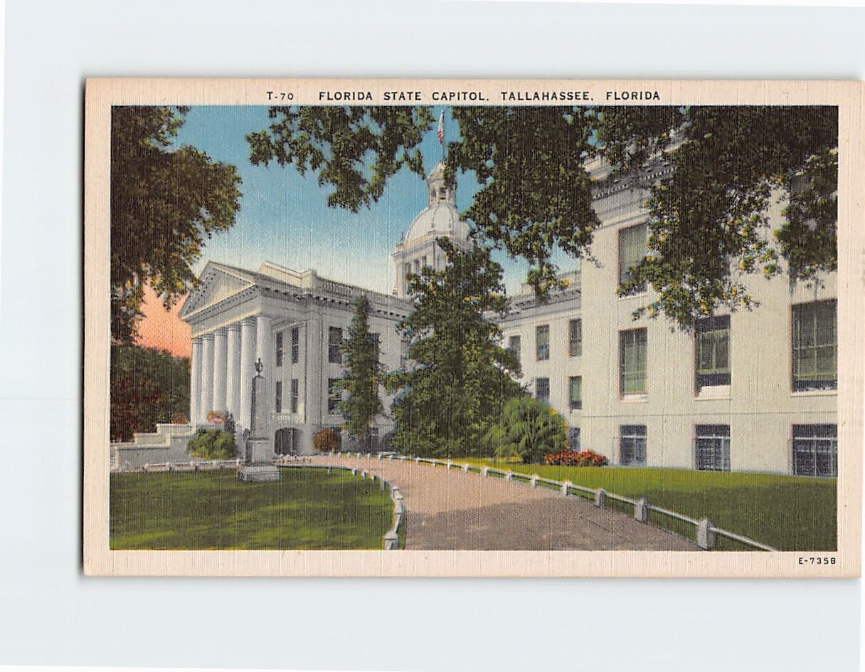 Postcard Florida State Capitol Tallahassee Florida USA