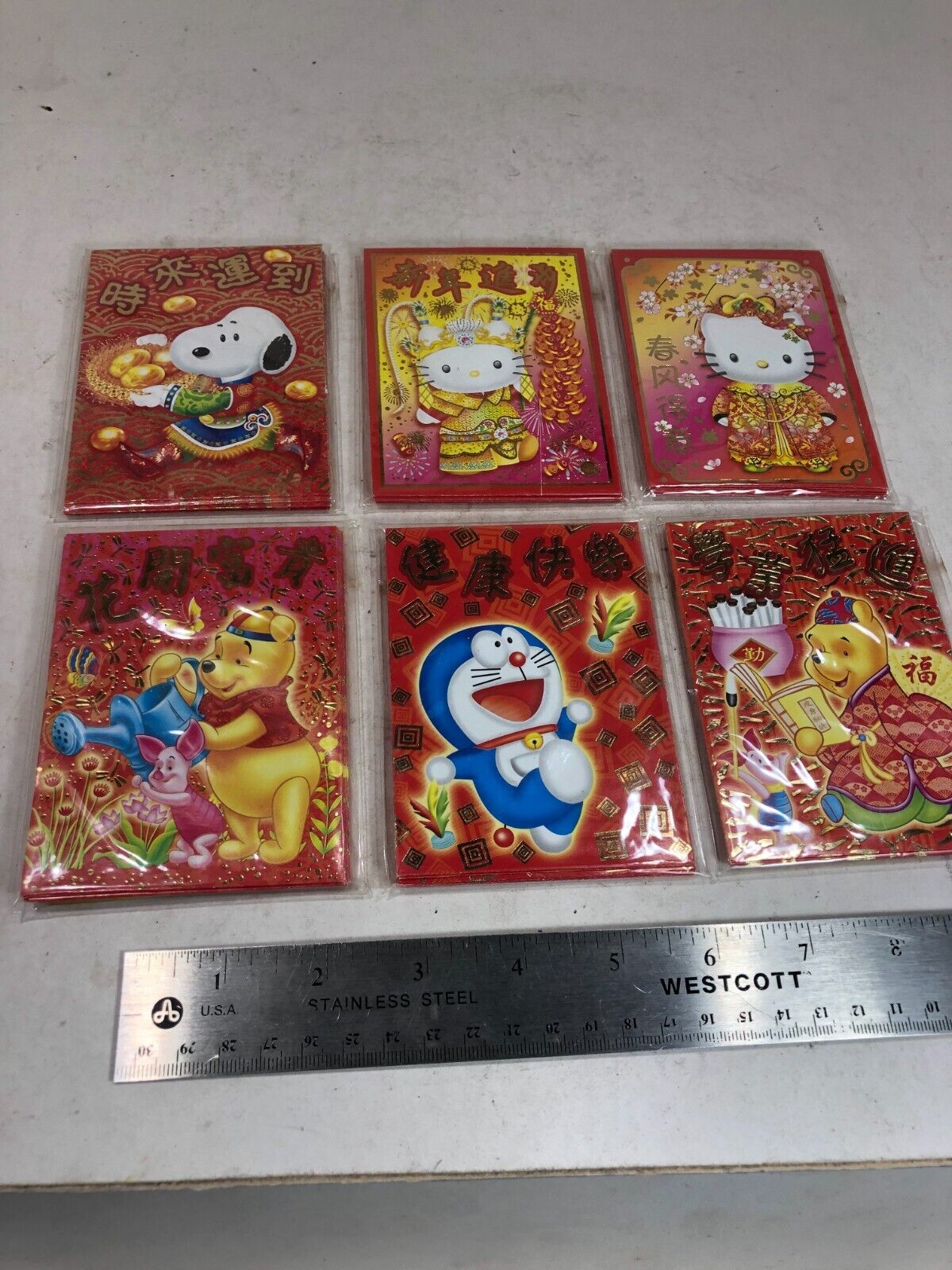 2x6 pcs  ￼ Red Money Lucky Fortune envelope Chinese New Year  新年紅包 #5 
