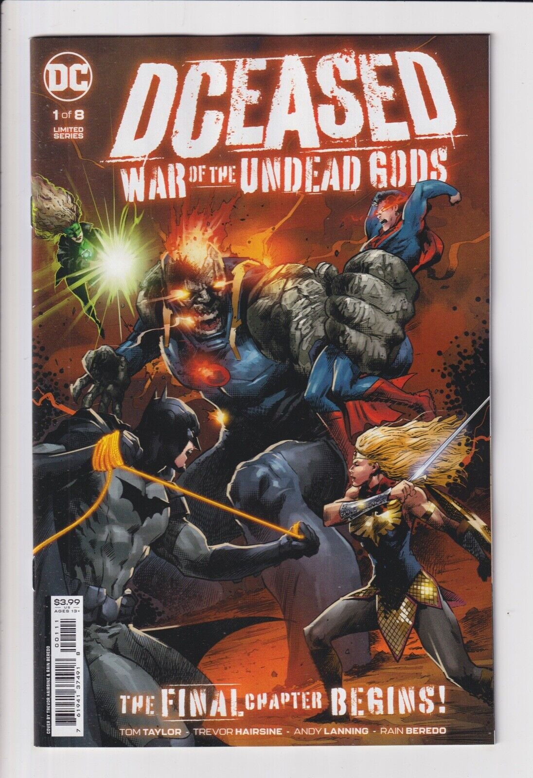 DCEASED: WAR OF THE UNDEAD GODS 1 2 3 4 5 6 7 or 8 NM DC comics sold SEPARATELY