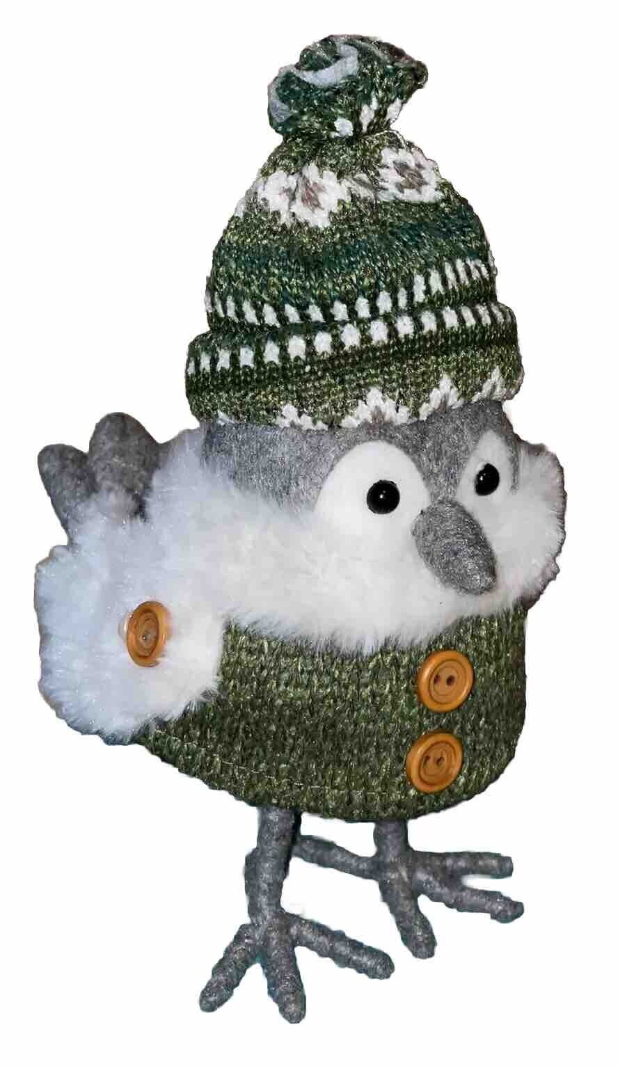 Winter Felt  Bird Green Sweater Stocking Hat Walmart Target ? Fun