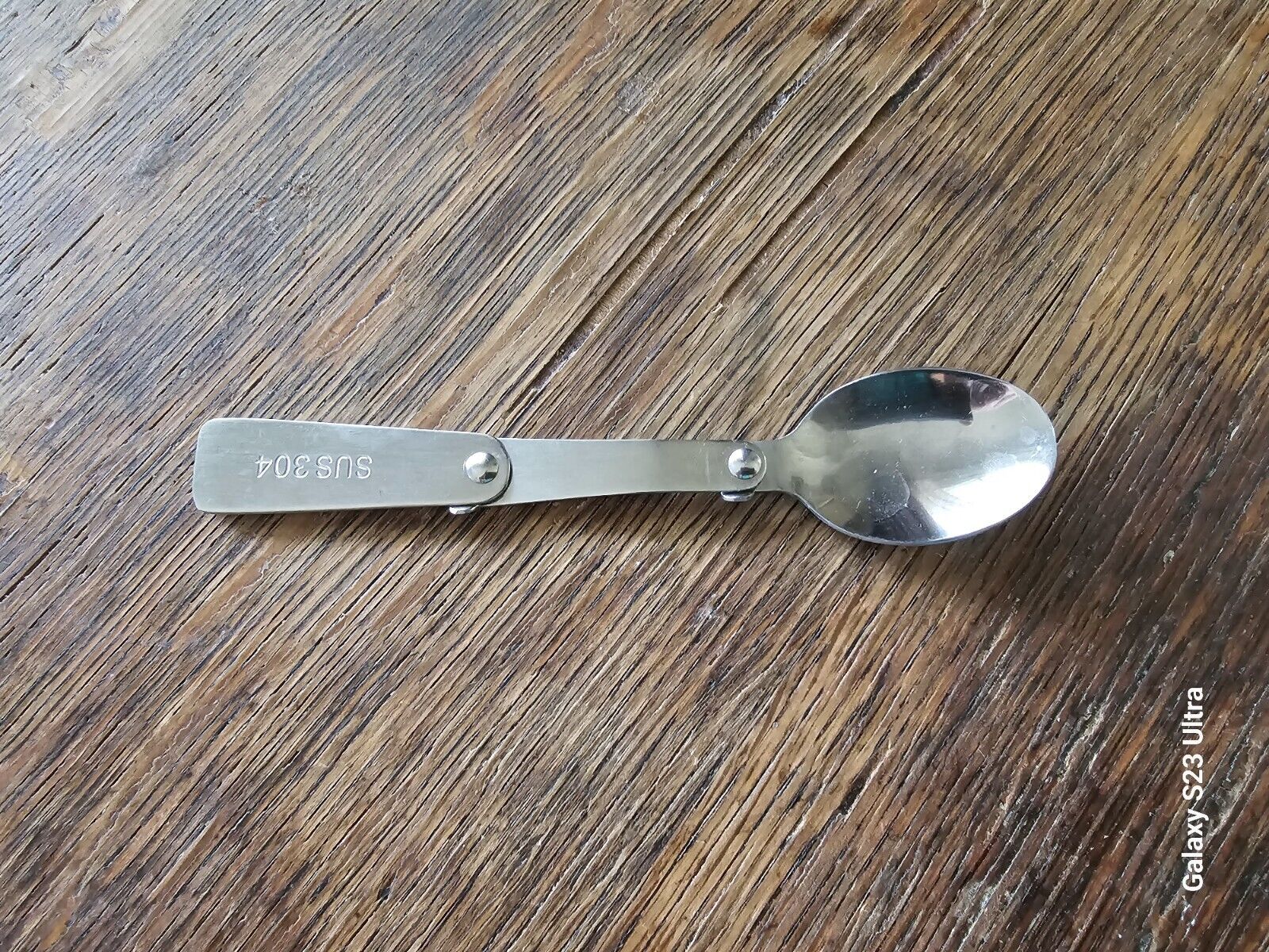 SUS 304 Folding Stainless Steel Spoon