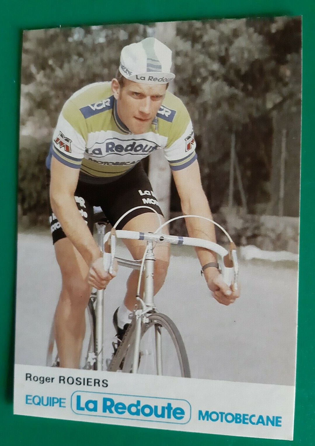 CYCLING cycling card ROGER ROSIERS team LA REDOUTE MOTOBECANE 1979