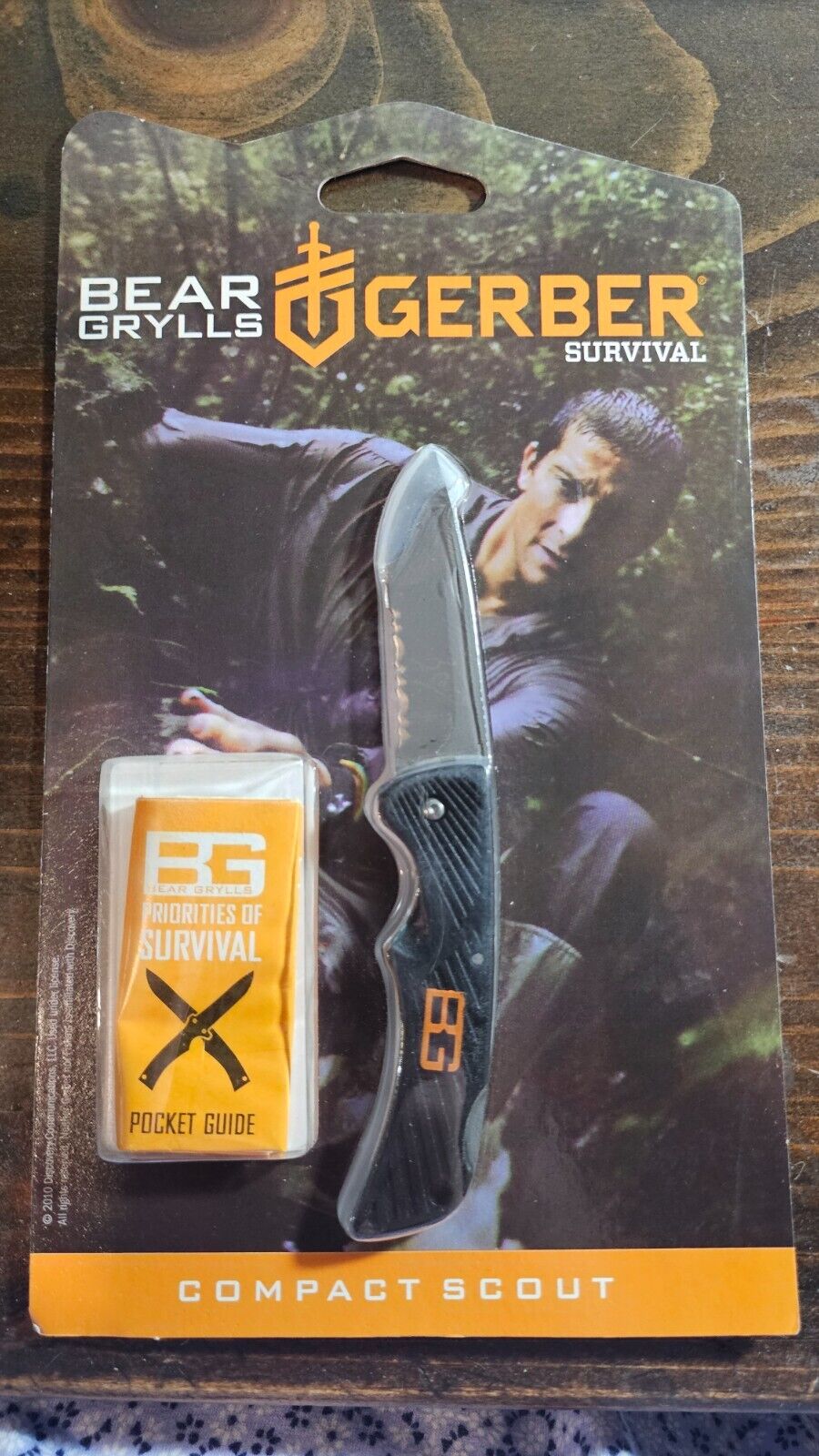 Gerber Bear Grylls Compact Scout Knife Gray Lockback Folding Pocket Blade