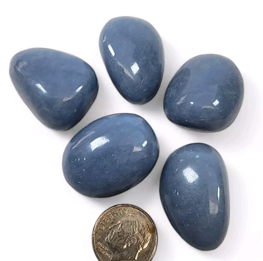 Angelite Polished Stones 77 grams.