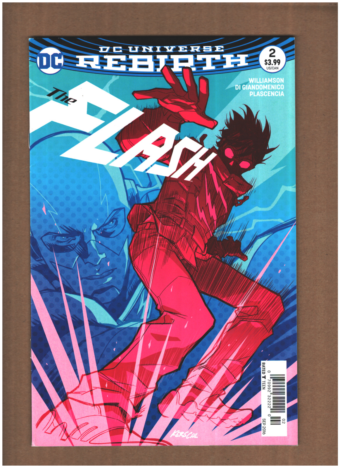 Flash #2 DC Comics Rebirth 2016 Kerschl Cover NM- 9.2