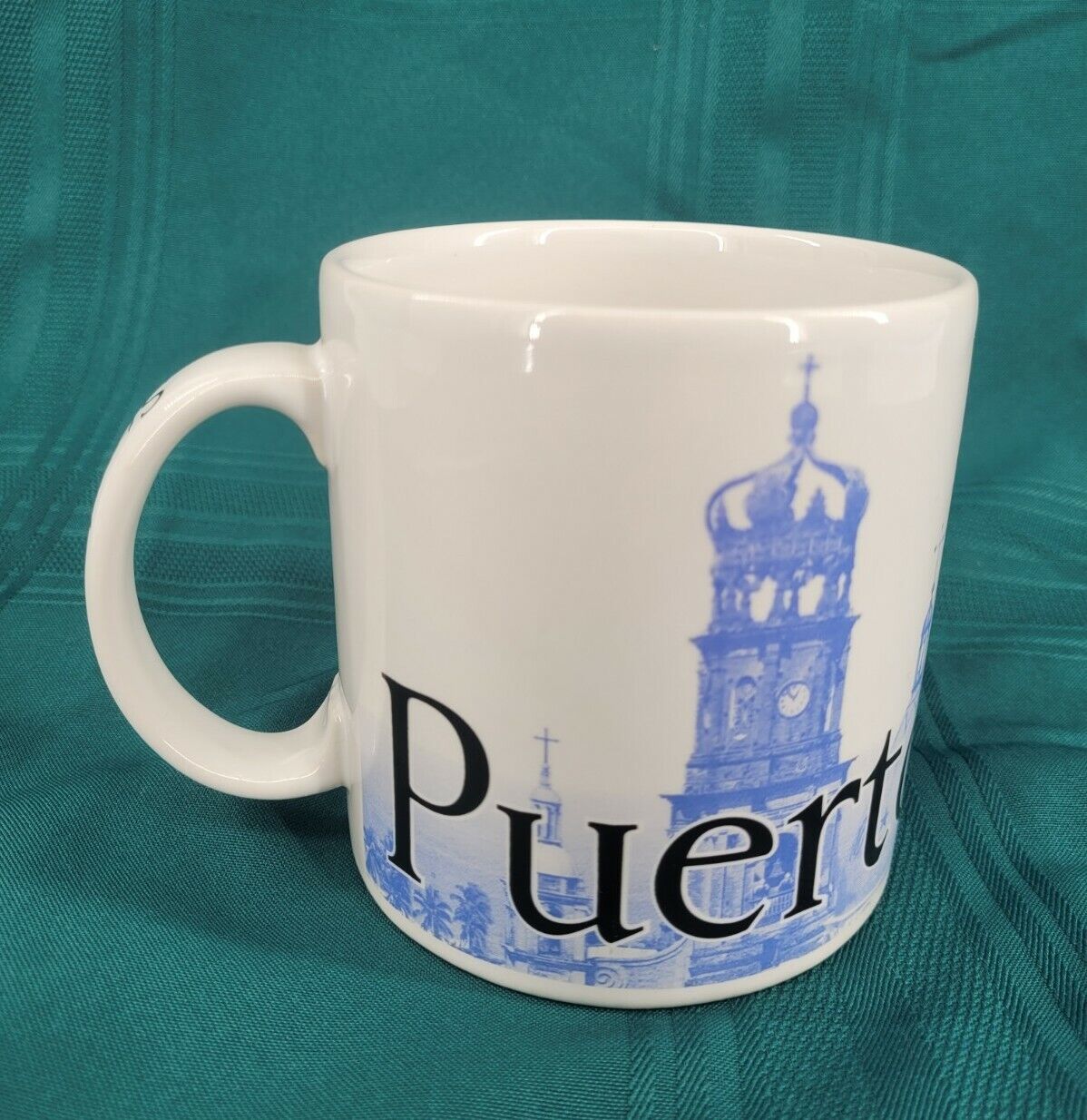 STARBUCKS 2009 Puerto Vallarta City Large Coffee Mug Collector 16 oz Mexico