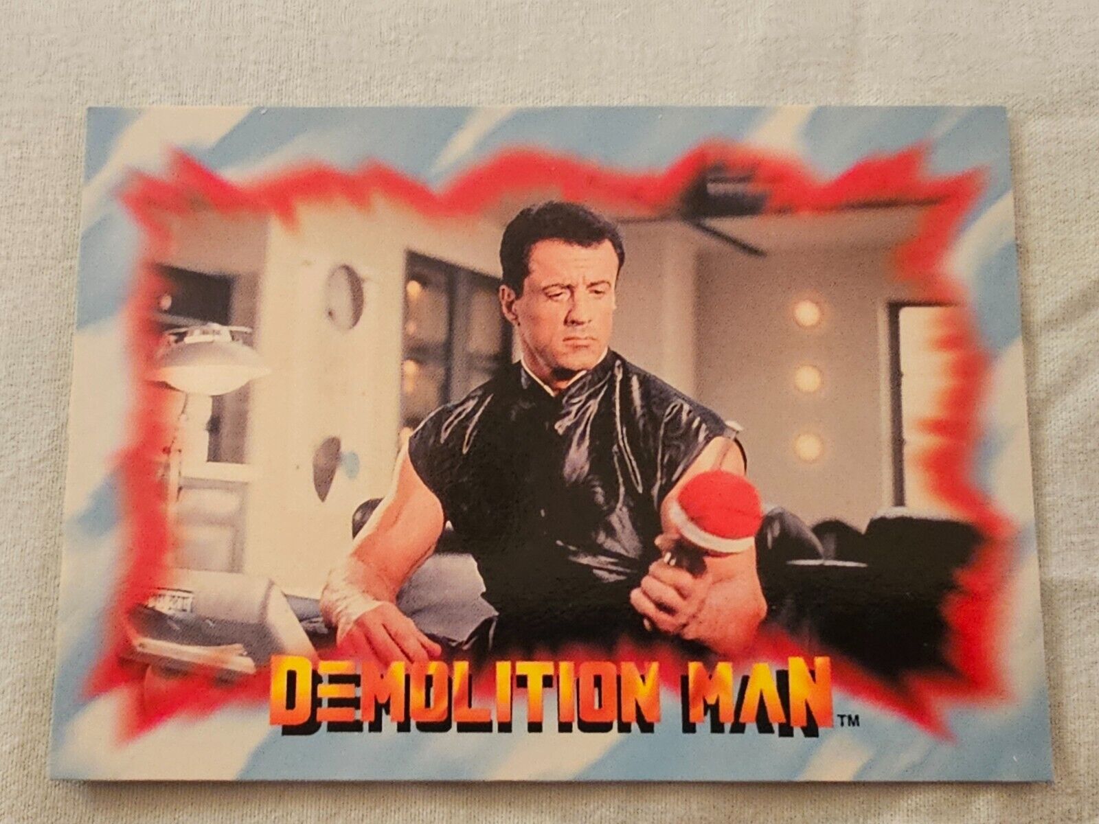 A Telling Scene 1993 SkyBox Demolition Man #46