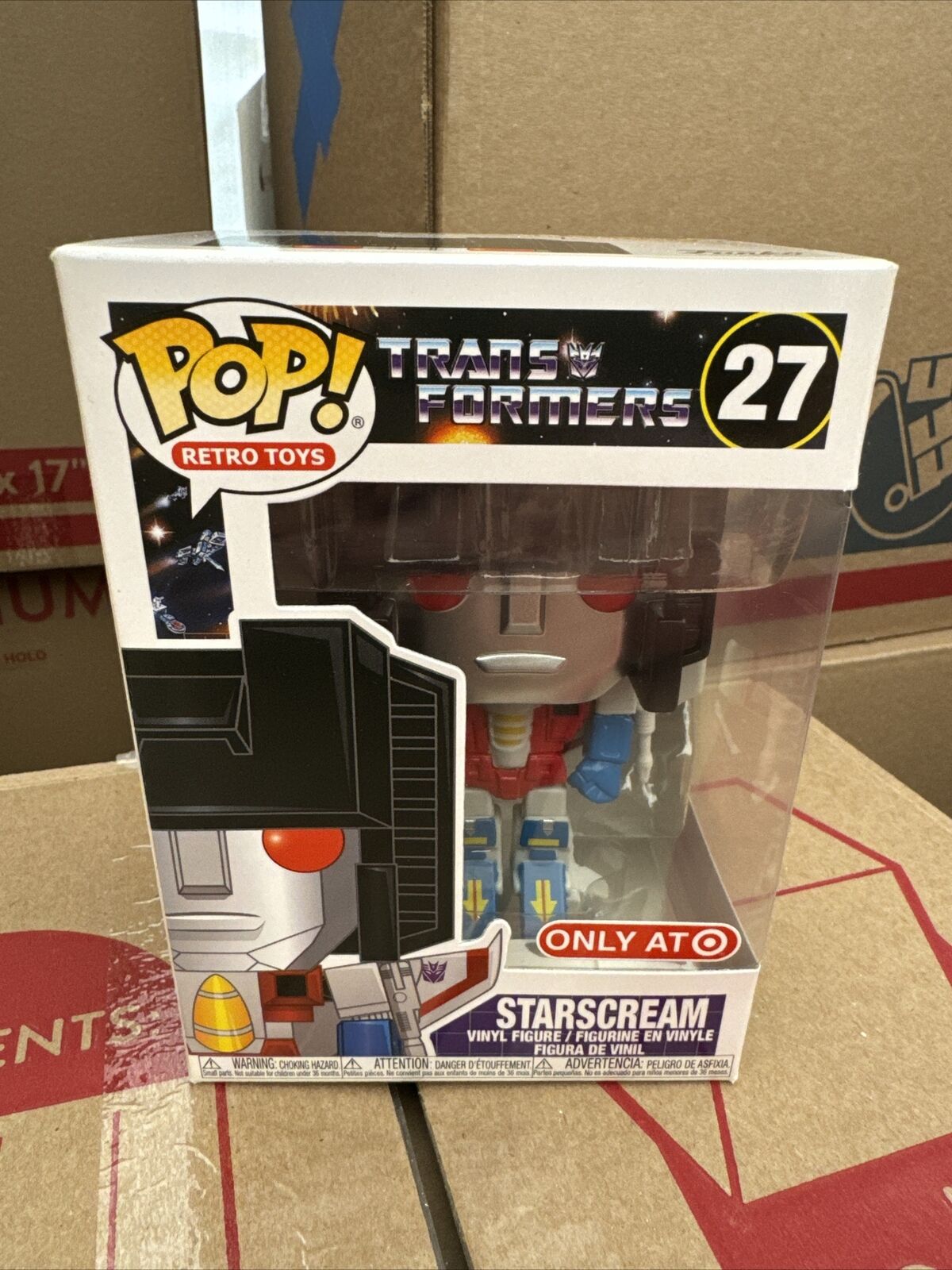 Funko Pop Retro Toys Transformers Starscream #27 Target Exclusive 