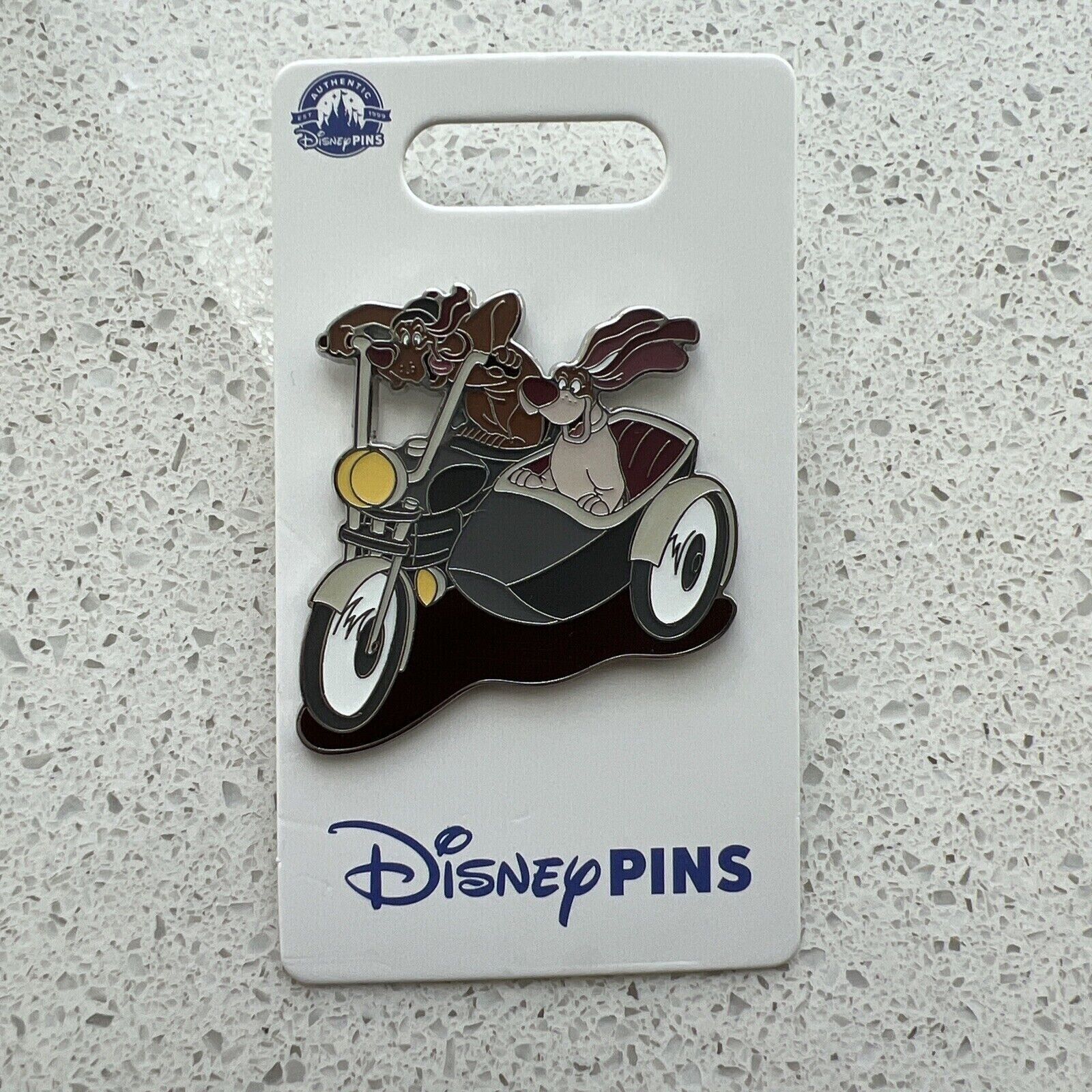 2023 Disney Parks The Aristocats Napoleon & Lafayette Dogs Motorcycle OE Pin M