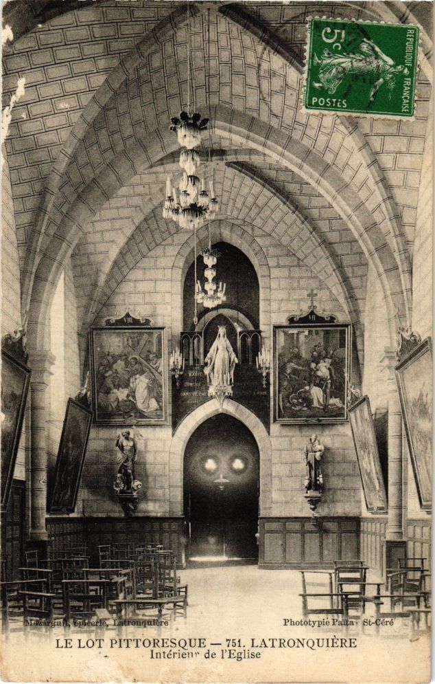 CPA Le Lot Pictoresque - Latronquiere - Interior of the Church (224033)