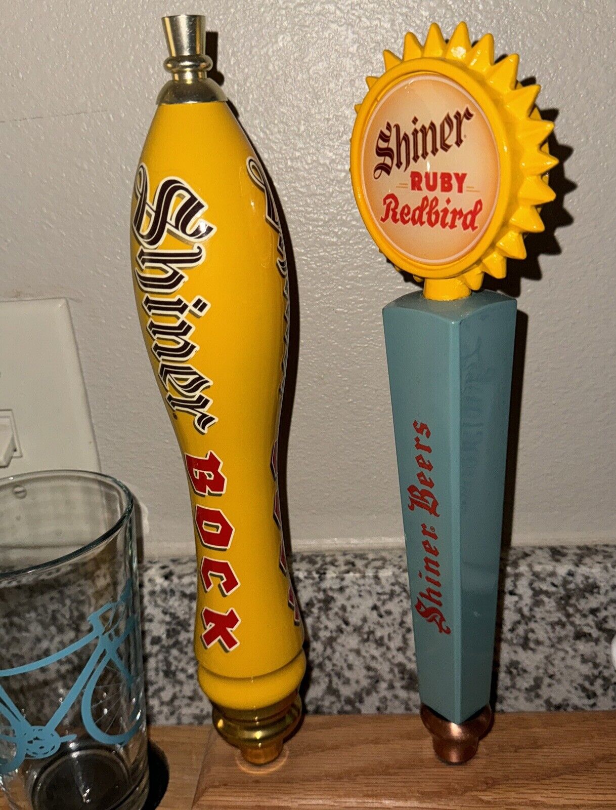 Shiner Bock Beer Tap And Ruby Red Bird Handle (1) Pick One Or Both For $100