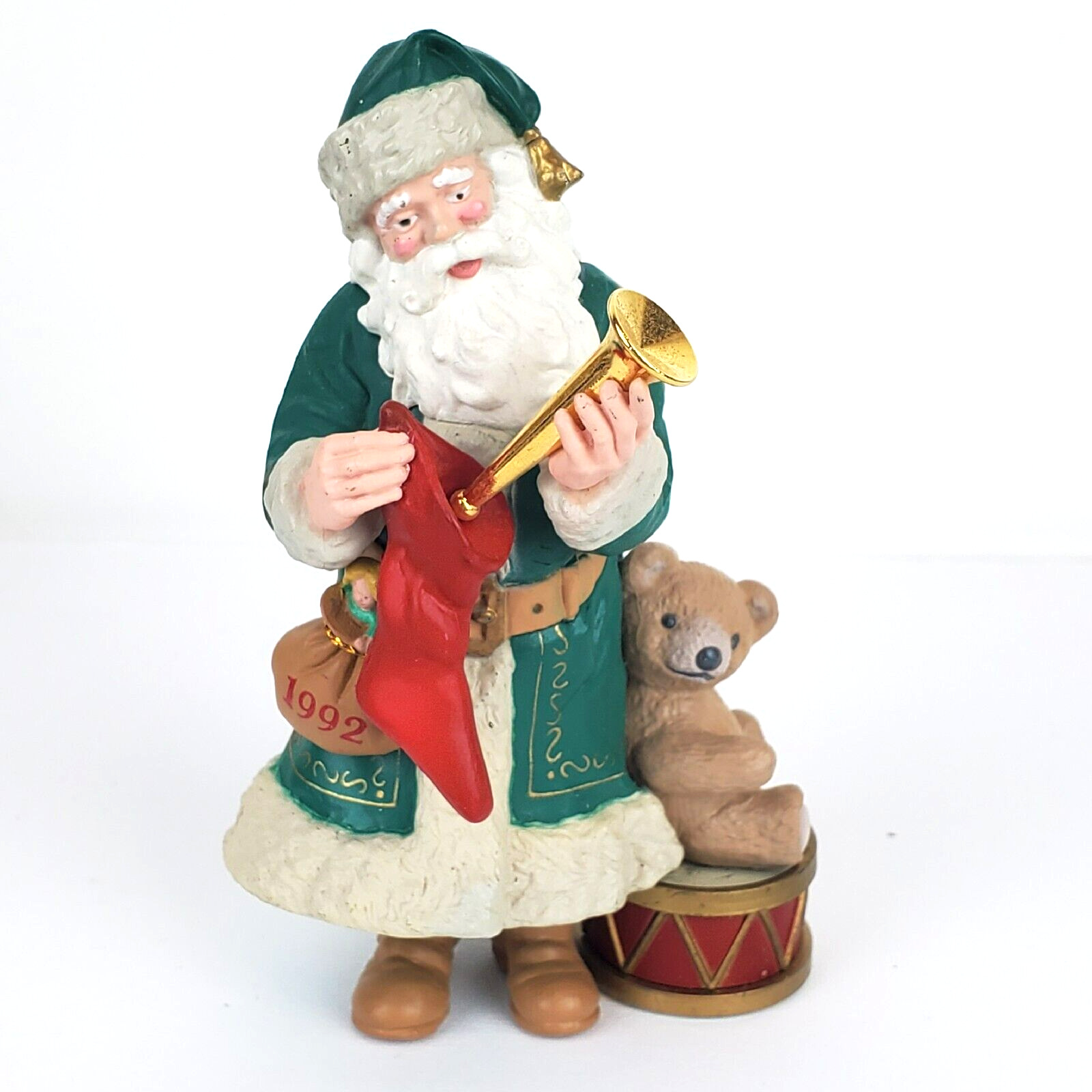 Vintage Hallmark Keepsake Ornament Merry Olde Santa  1992 #3 in Series