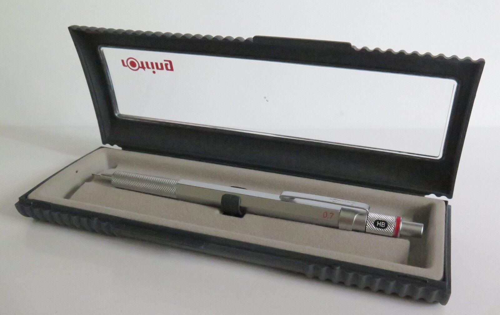 Rotring 600 Old Style Pencil 0,7 silver with Box, new old stock