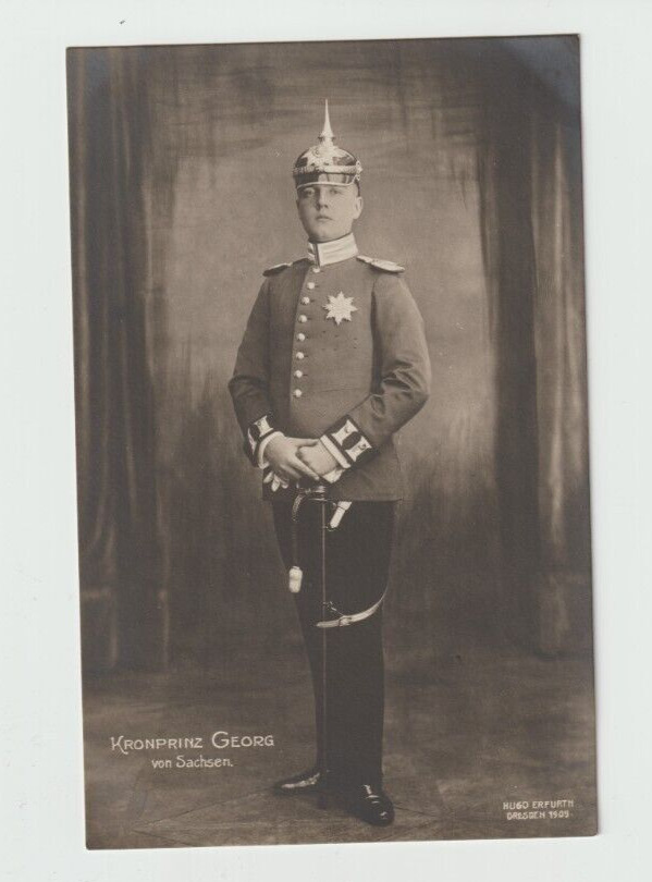 RPPC~Kronprinz Georg von Sachsen~1905 Real Photo Postcard Hugo Erfurth~Germany