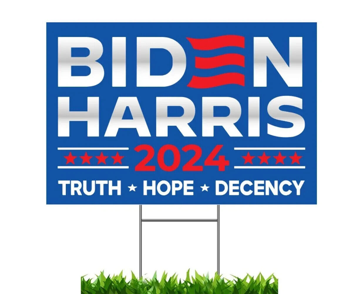 Biden Harris 2024 Yard Lawn Home Sign 18\