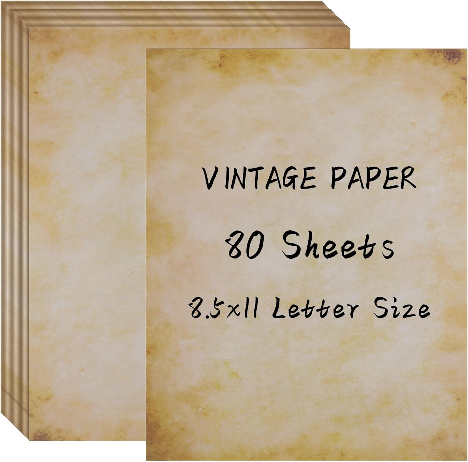 80Sheets Vintage Paper, 8.5\