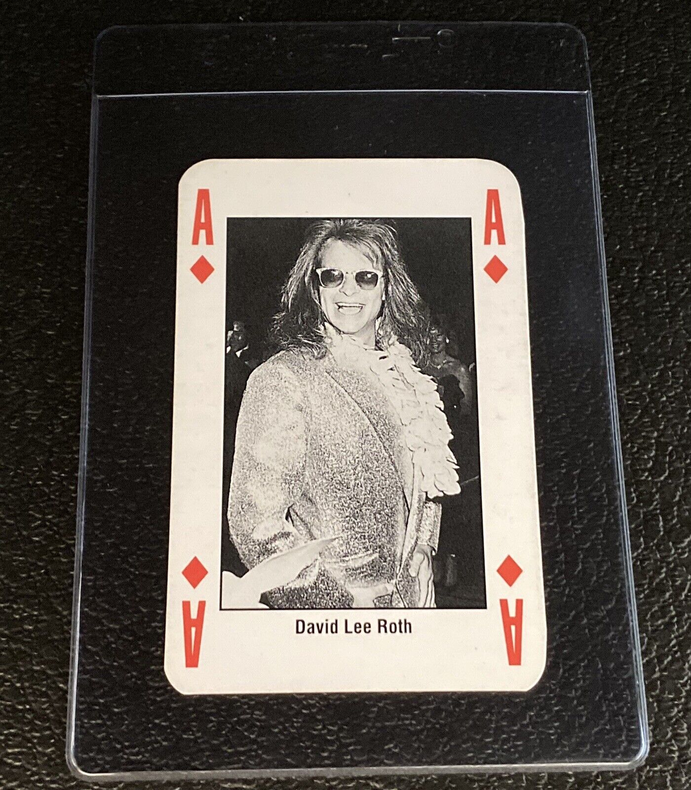 1993 Kerrang Card David Lee Roth Van Halen The King Of Metal Playing Card Rock
