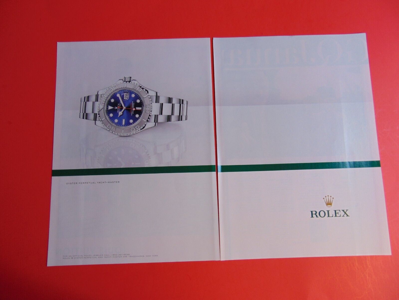 2013 ROLEX YACHT-MASTER Oyster Perpetual Watch  photo art print ad