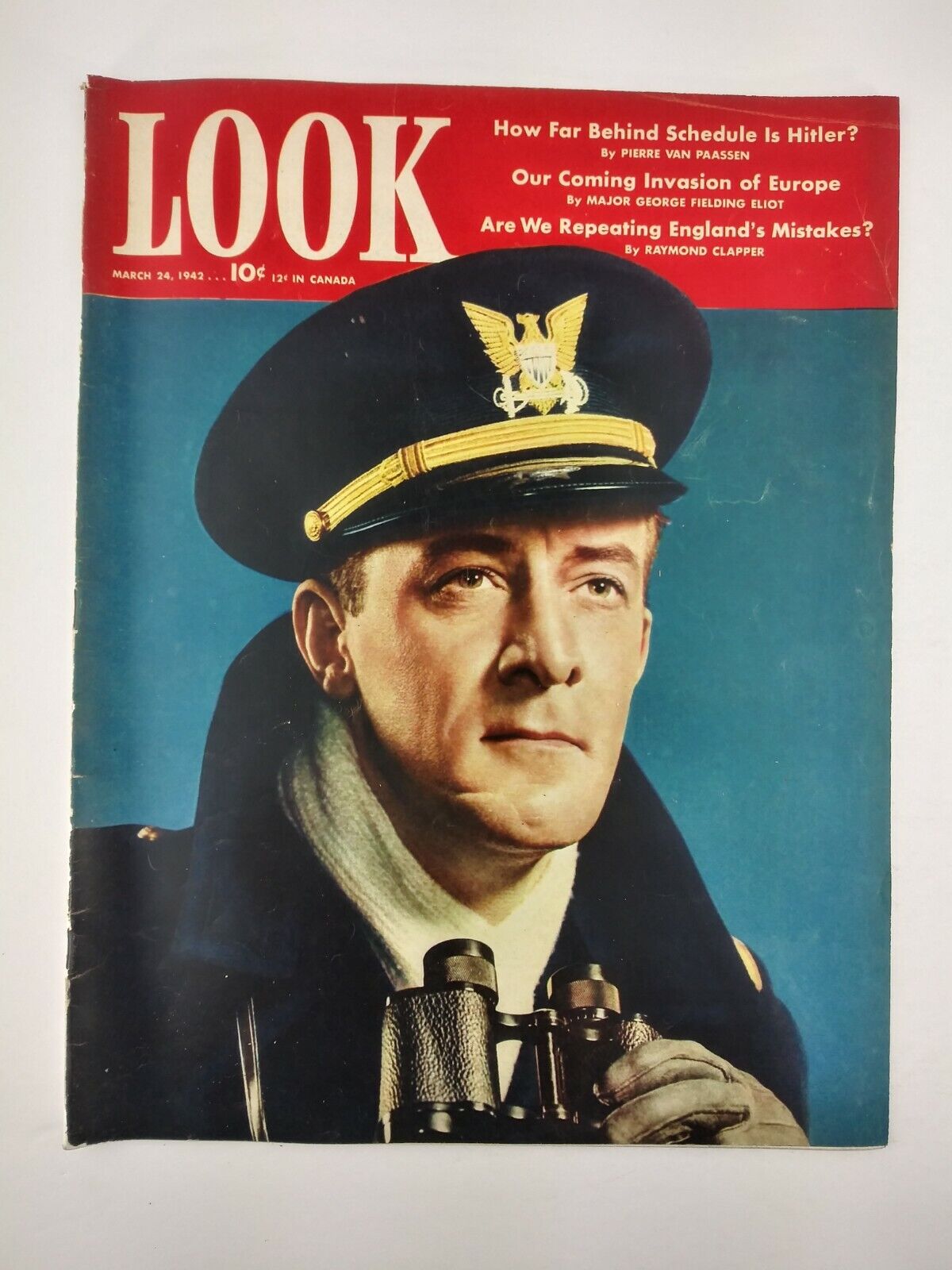 Look Magazine March 24, 1942 WW2 Wartime Printing Vintage Advertising