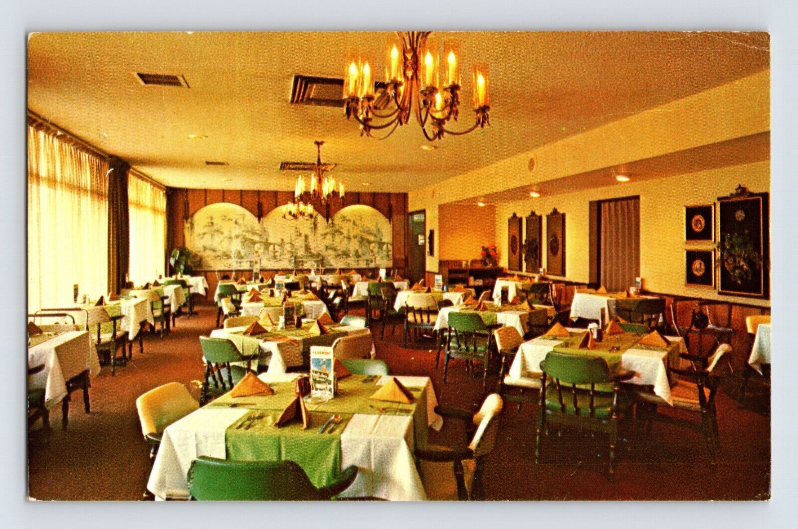 Postcard Florida Marianna FL Holiday Inn Hotel 1970s Posted Chrome