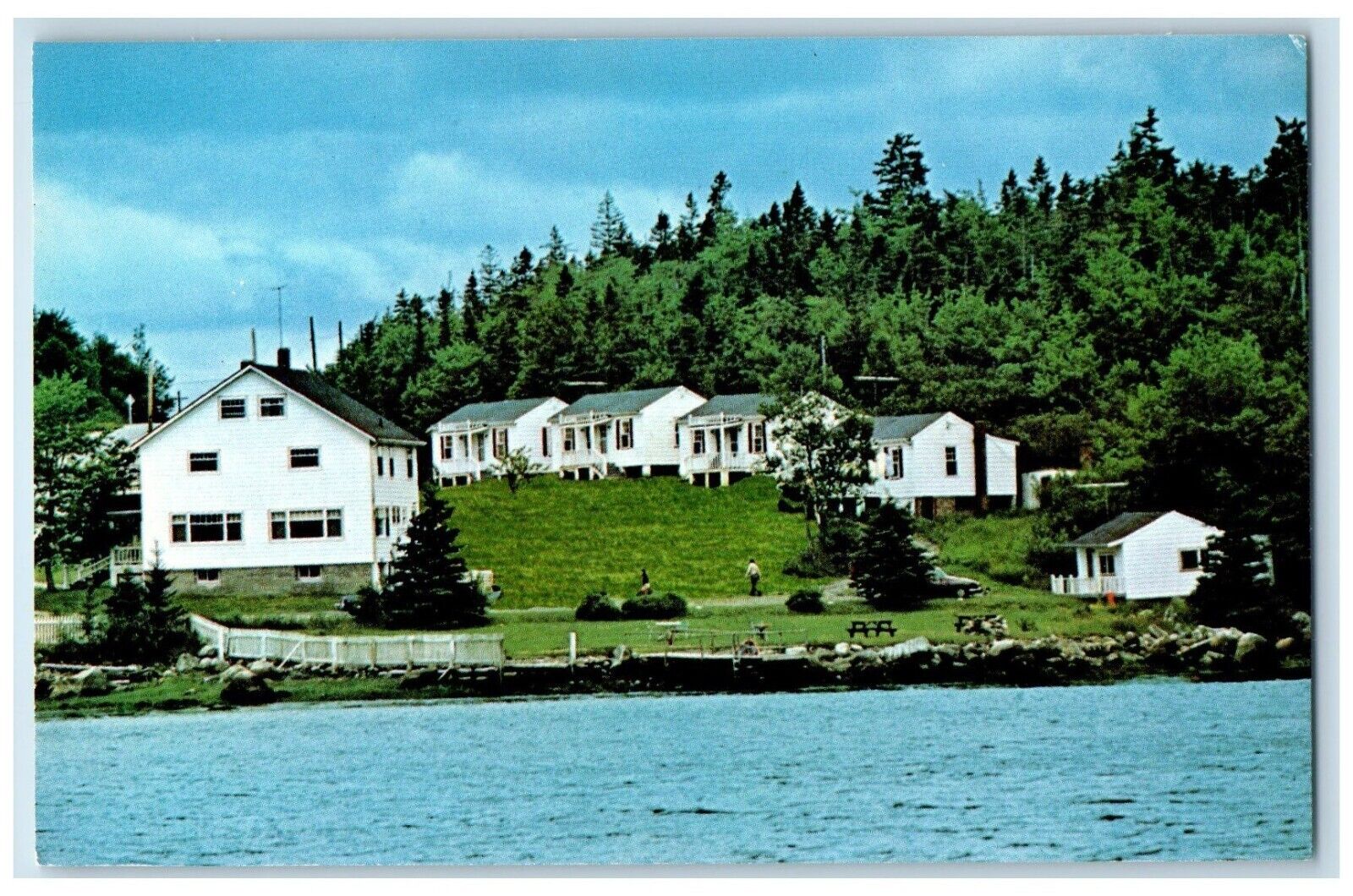 Halifax Nova Scotia Postcard Allen Cottages General View Building c1960 Unposted