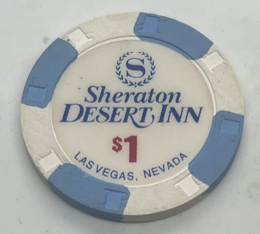 Sheraton Desert Inn Casino Las Vegas NV $1 Chip - H&C Mold 1993
