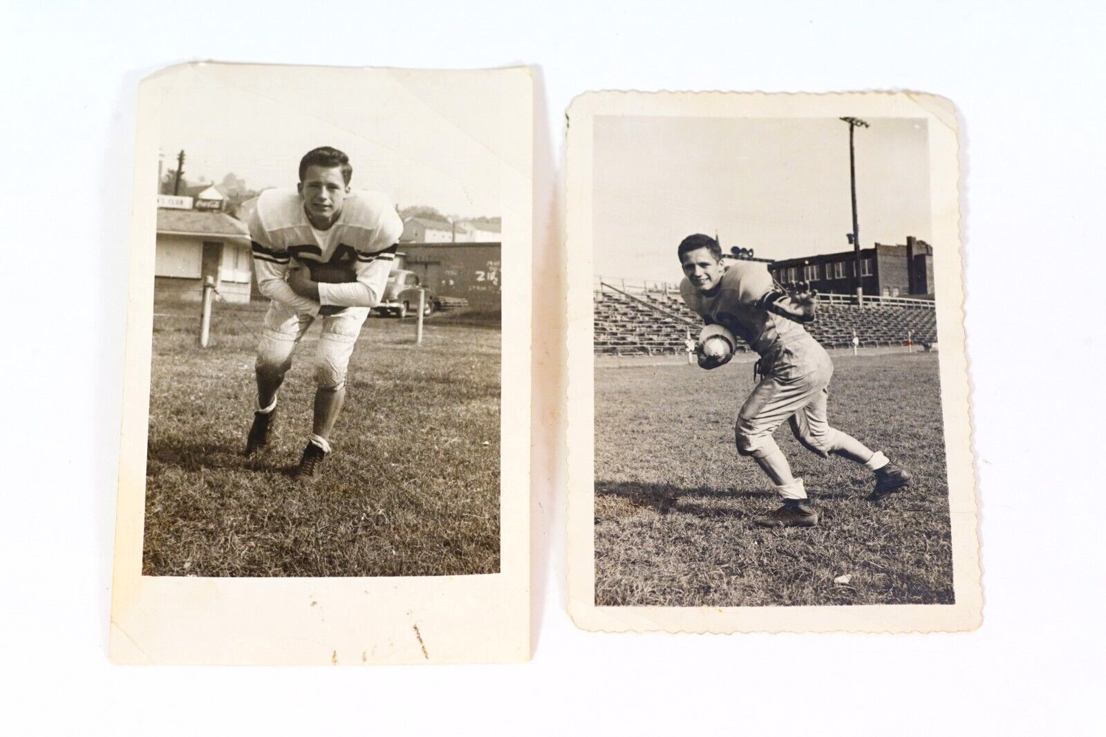High School Football Photographs 1950's Plymouth PA Estate Photographs