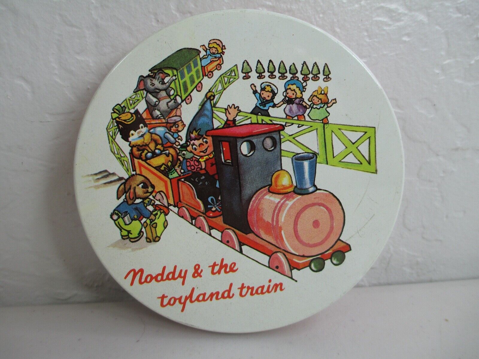 Vintage NODDY & THE TOYLAND TRAIN Huntley & Palmers Vintage Biscuit Tin
