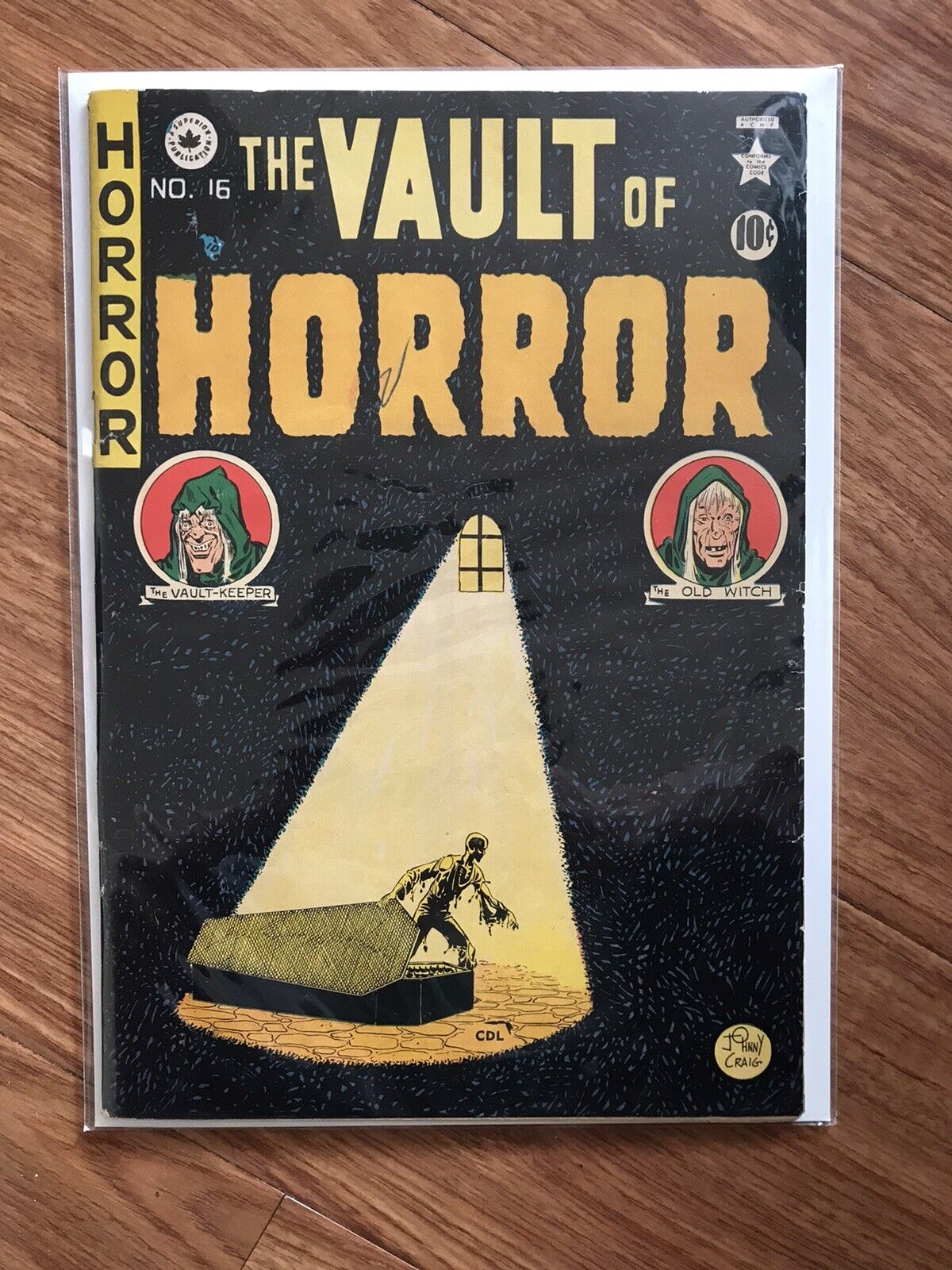 Vault Of Horror 16 Rare Canadian E.C. Superior Comics Precode Pre-Code Horror