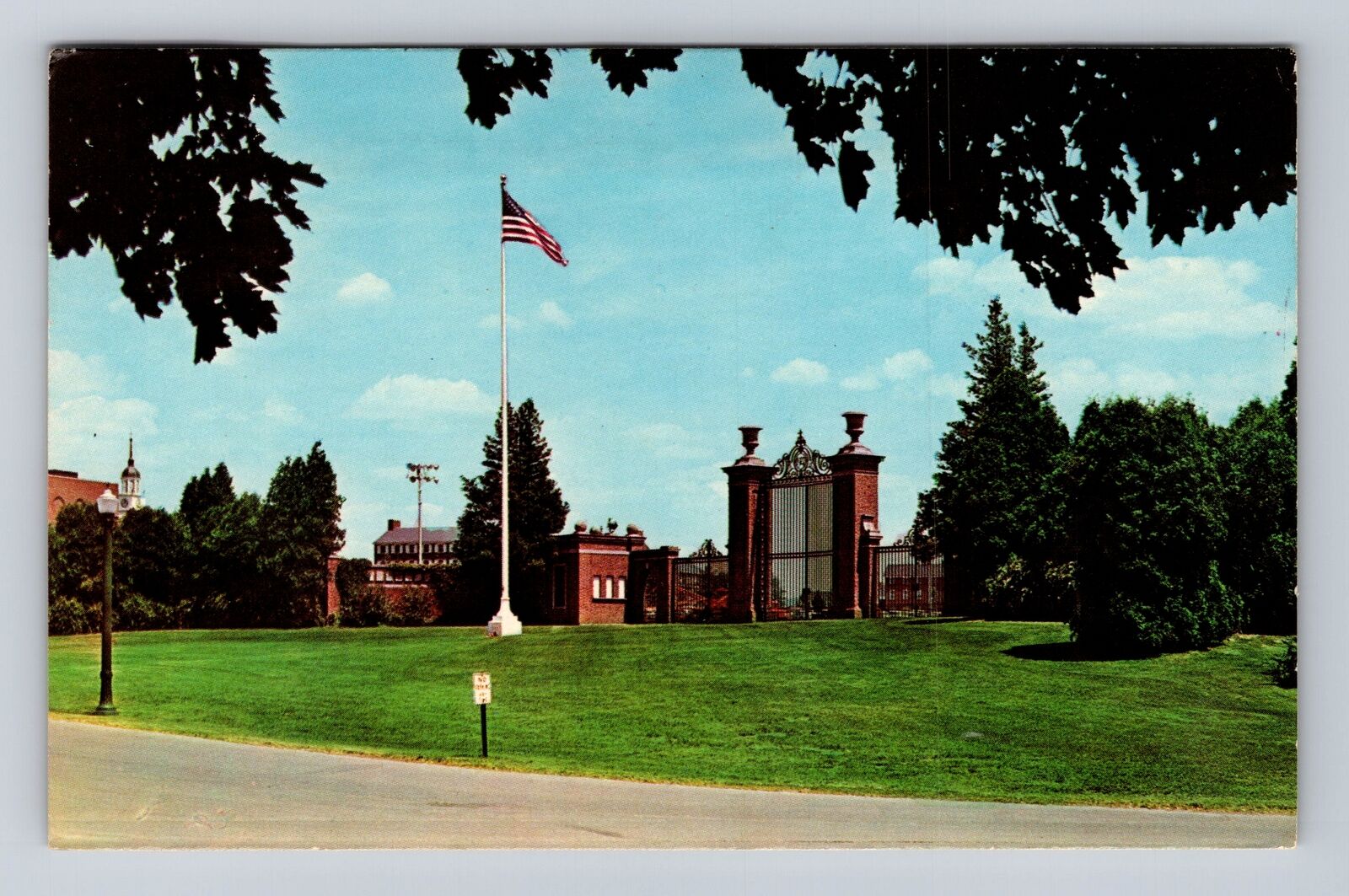 Lewisburg PA-Pennsylvania, The Christy Mathewson Gateway, Vintage c1966 Postcard