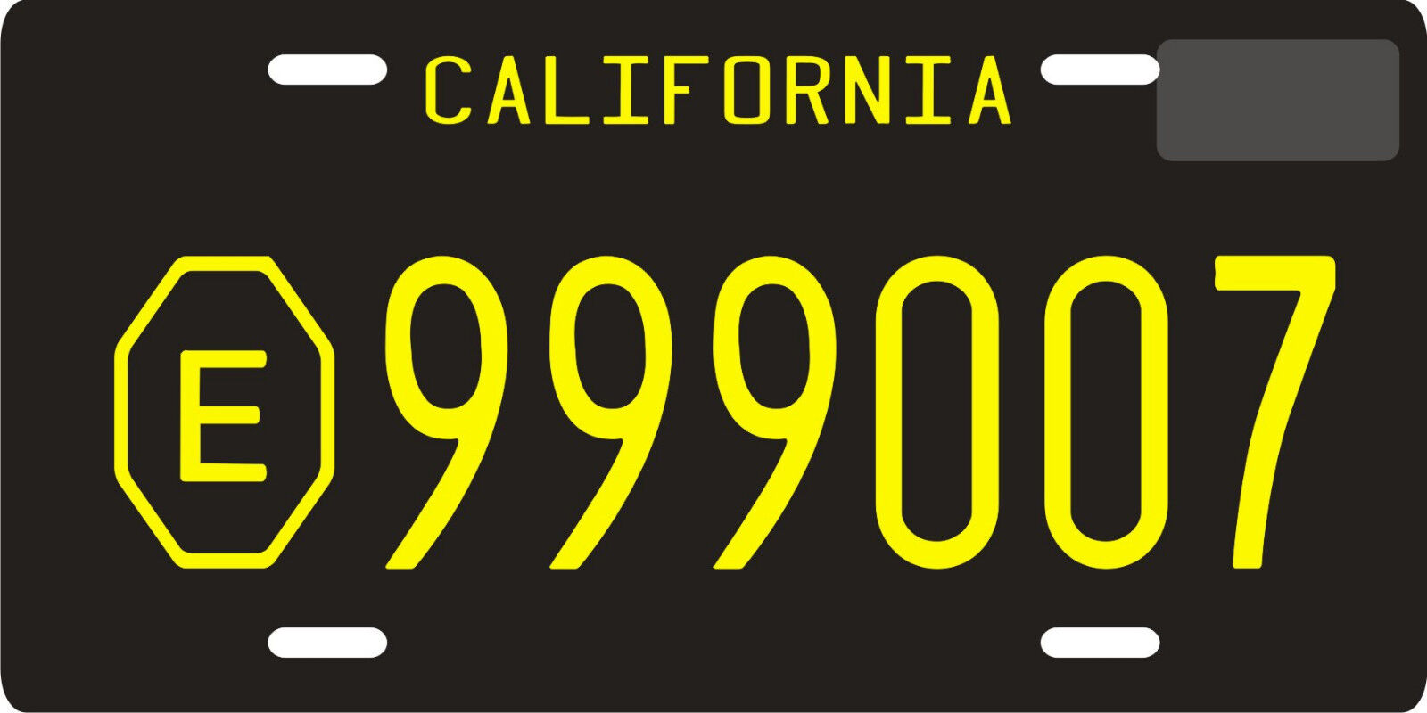 Emergency 51 TV show 1972 California replica License plate
