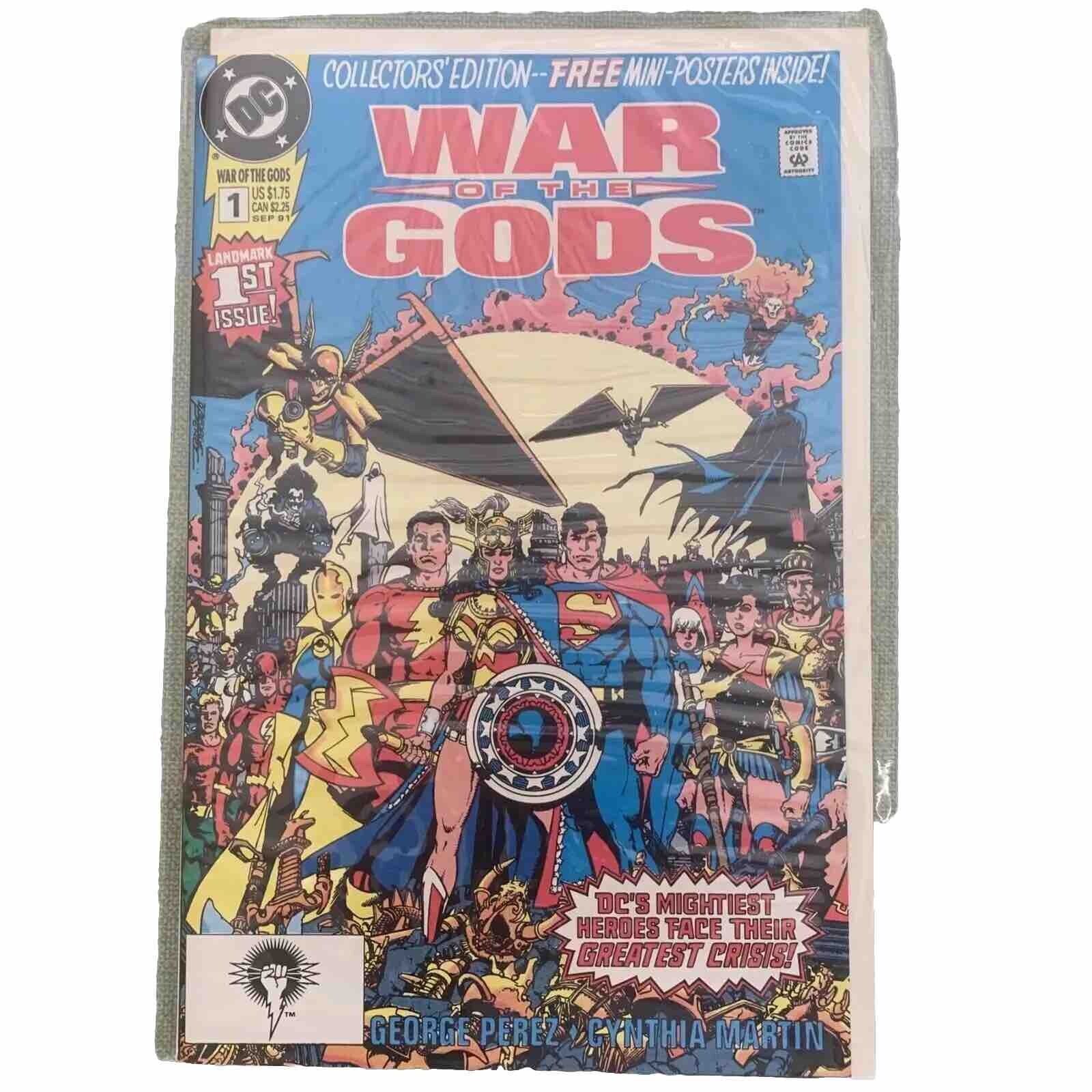 War of the Gods # 1 Newsstand George Perez DC Comics 1991 NEW